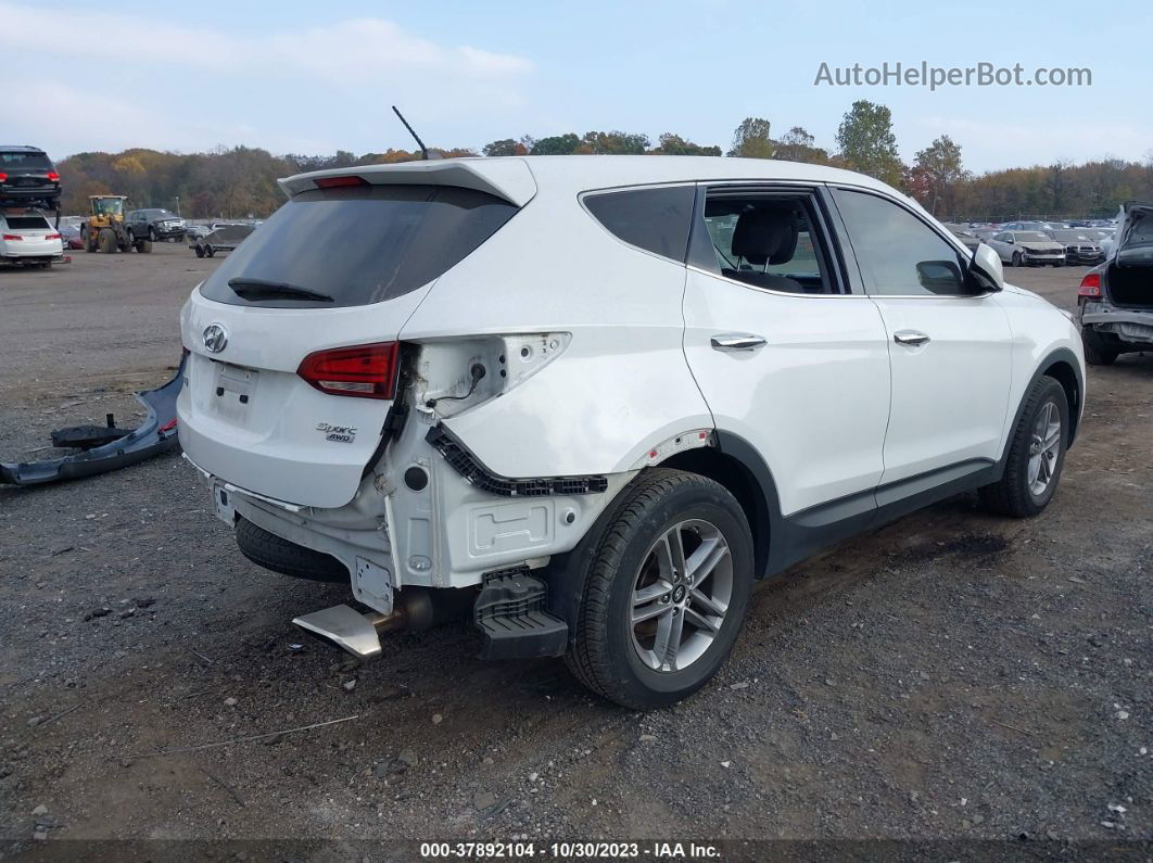 2018 Hyundai Santa Fe Sport 2.4l White vin: 5NMZTDLB9JH106046