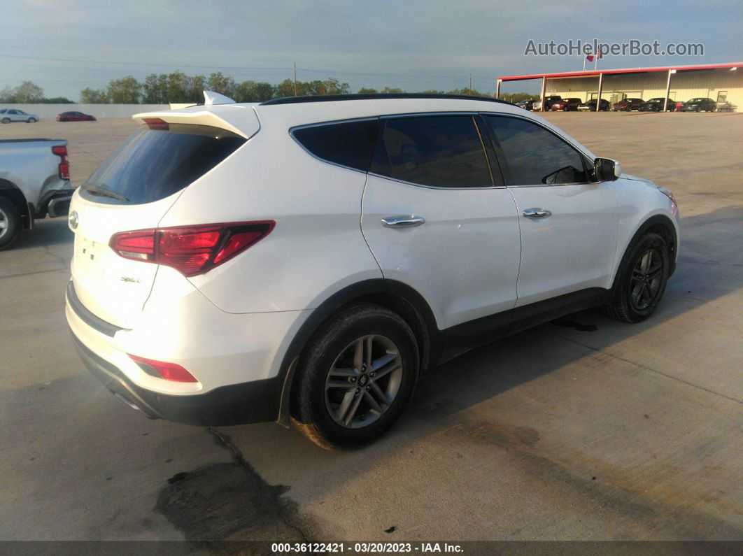 2018 Hyundai Santa Fe Sport 2.4l White vin: 5NMZU3LB0JH064454