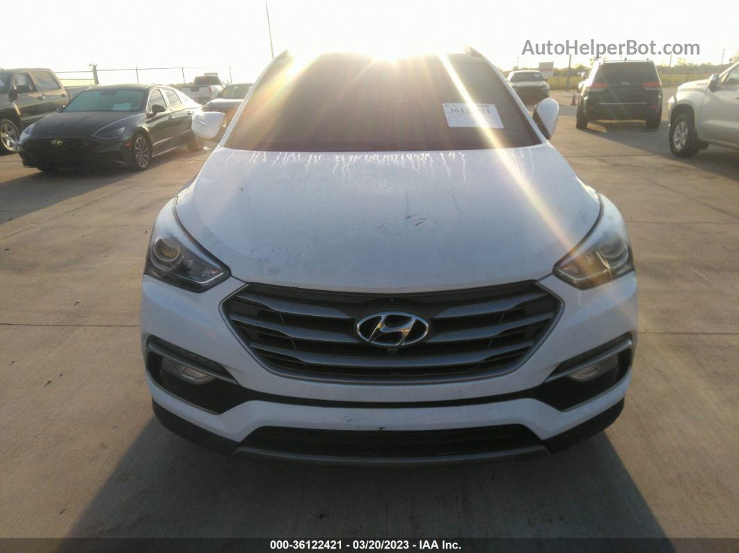 2018 Hyundai Santa Fe Sport 2.4l White vin: 5NMZU3LB0JH064454