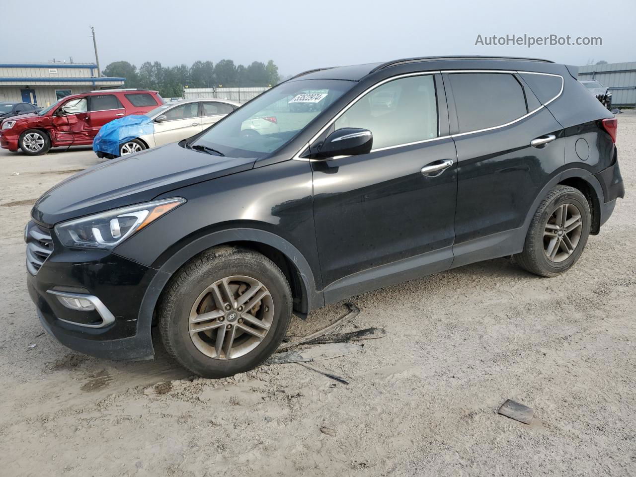 2018 Hyundai Santa Fe Sport  Black vin: 5NMZU3LB0JH088639