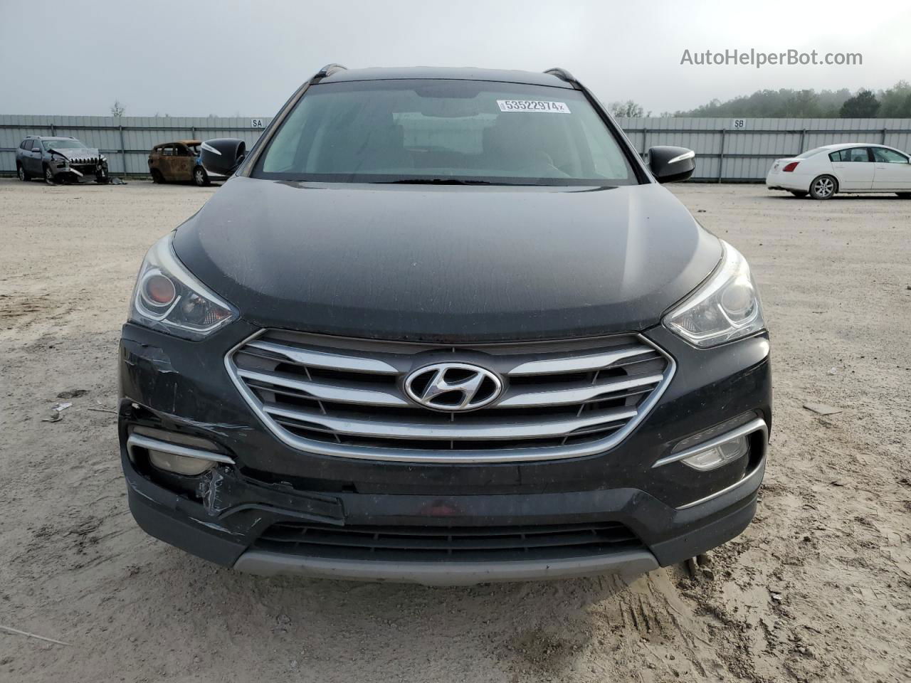 2018 Hyundai Santa Fe Sport  Black vin: 5NMZU3LB0JH088639