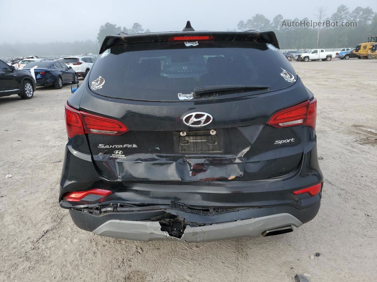 2018 Hyundai Santa Fe Sport  Black vin: 5NMZU3LB0JH088639