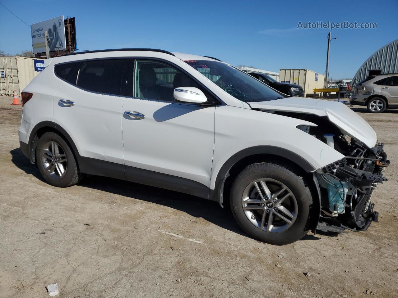 2018 Hyundai Santa Fe Sport  Белый vin: 5NMZU3LB0JH099110