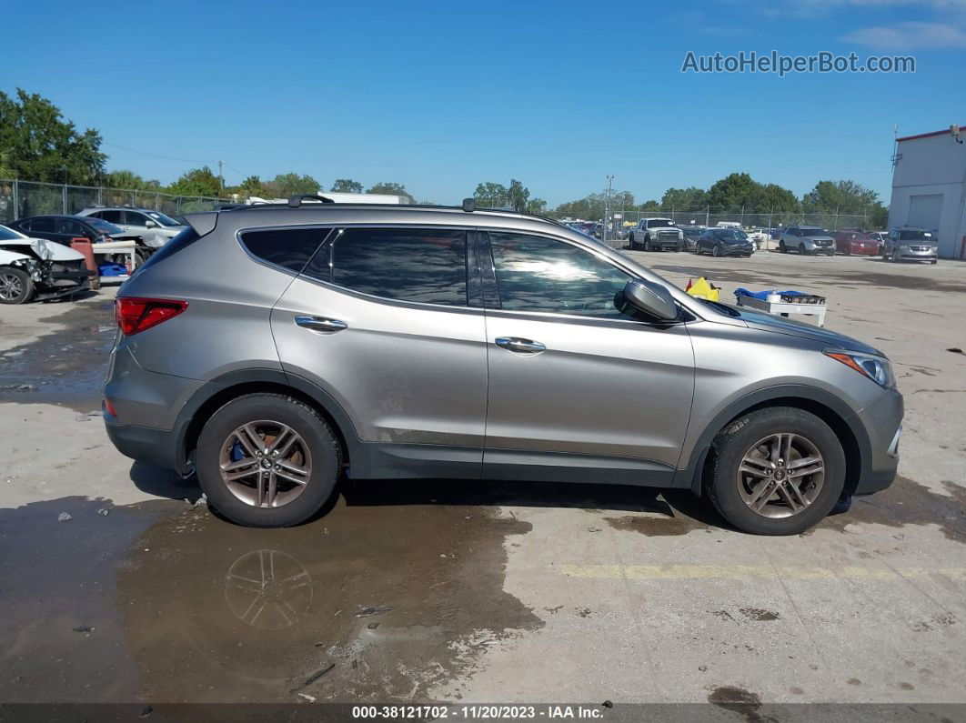 2018 Hyundai Santa Fe Sport 2.4l Gray vin: 5NMZU3LB0JH105942