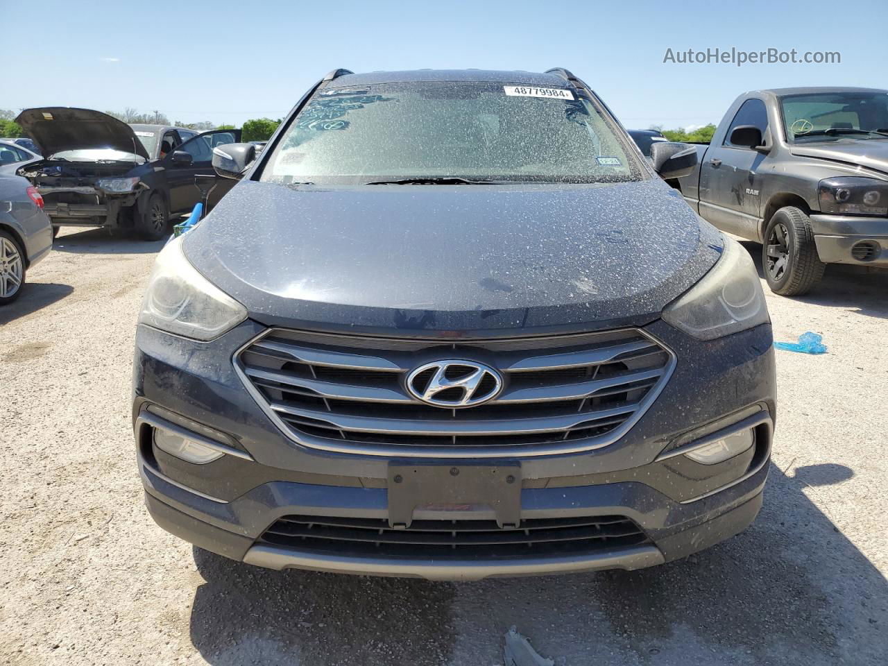 2018 Hyundai Santa Fe Sport  Синий vin: 5NMZU3LB1JH059439