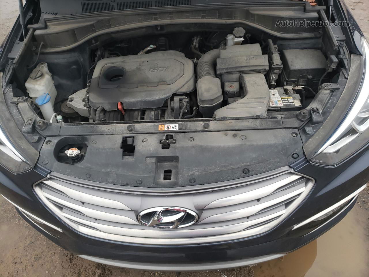 2018 Hyundai Santa Fe Sport  Синий vin: 5NMZU3LB1JH078511