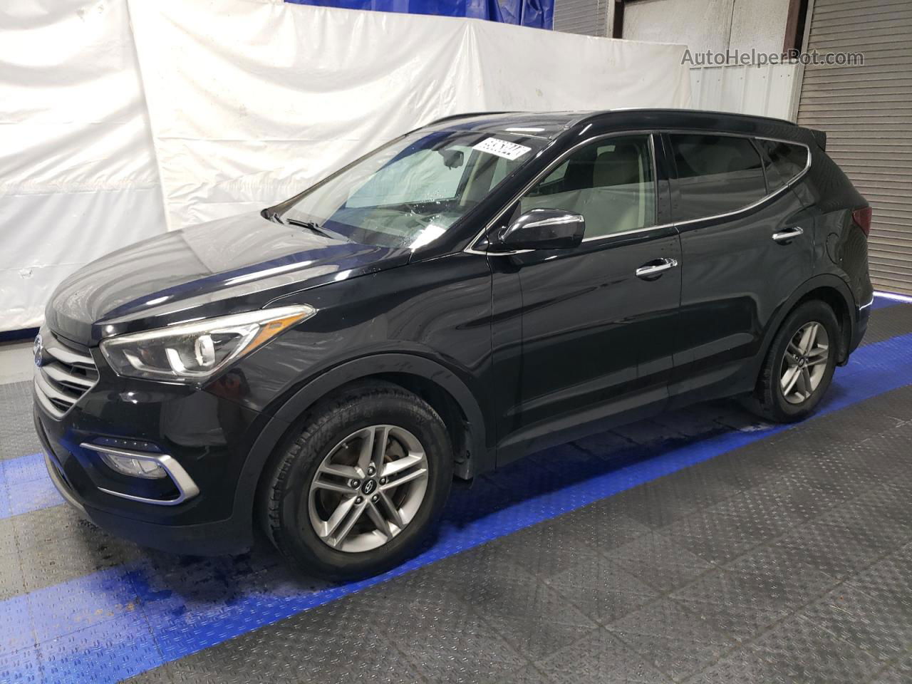 2018 Hyundai Santa Fe Sport  Black vin: 5NMZU3LB1JH080422