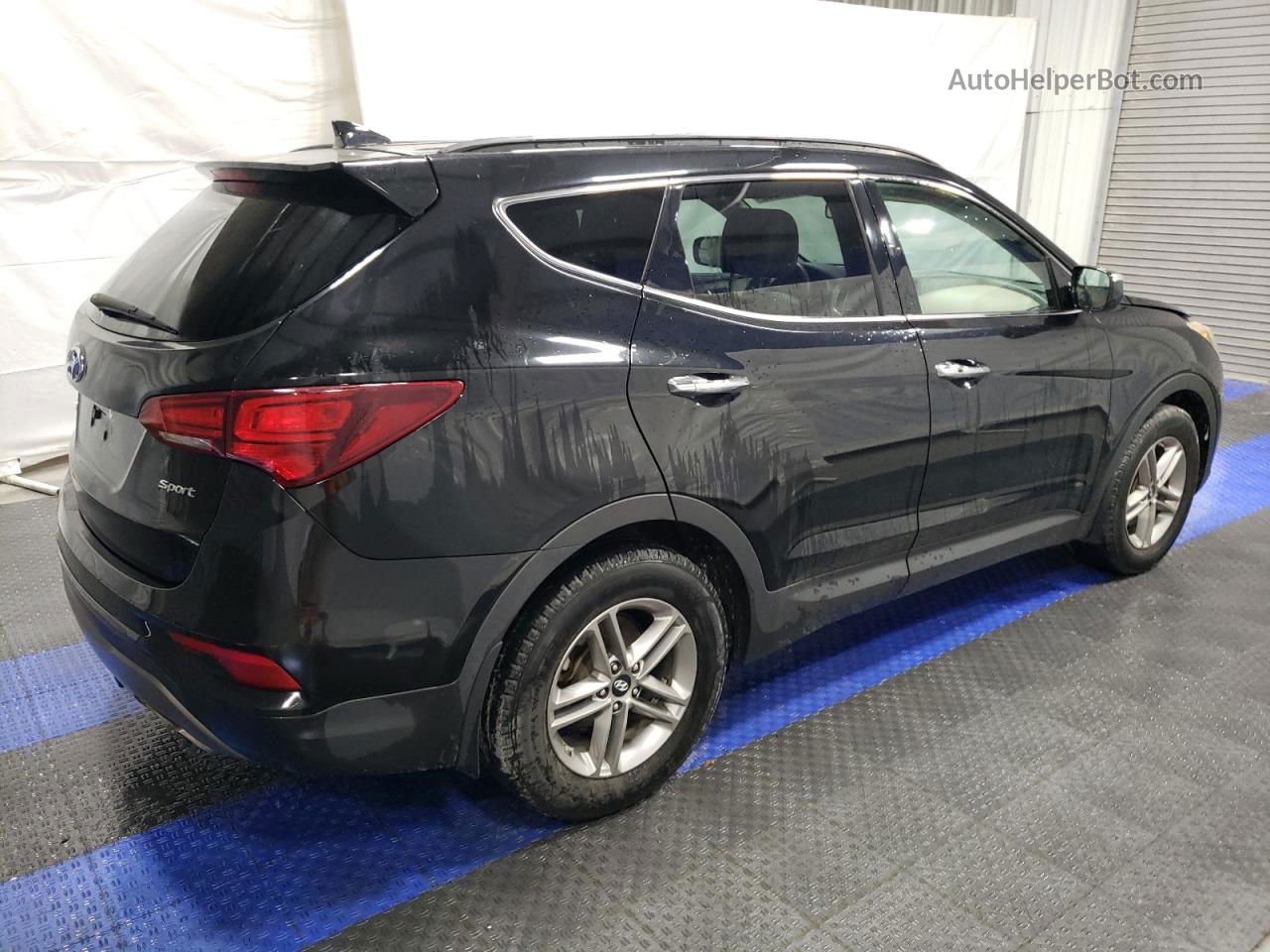 2018 Hyundai Santa Fe Sport  Black vin: 5NMZU3LB1JH080422