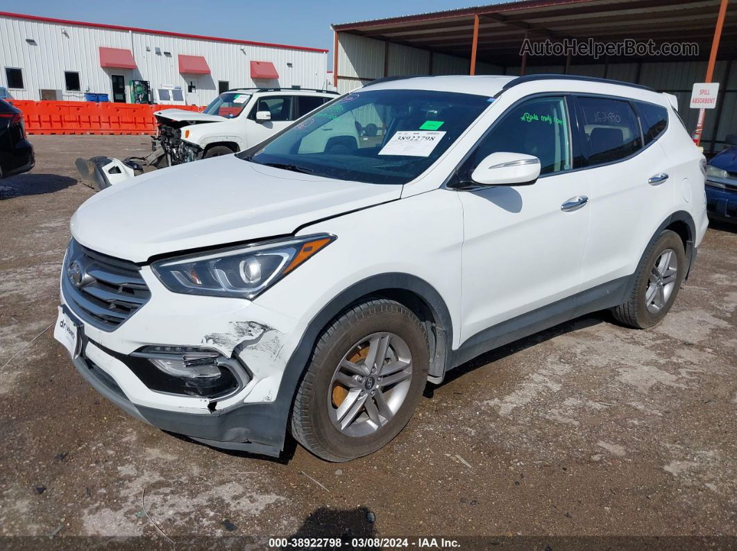 2018 Hyundai Santa Fe Sport 2.4l White vin: 5NMZU3LB1JH106078