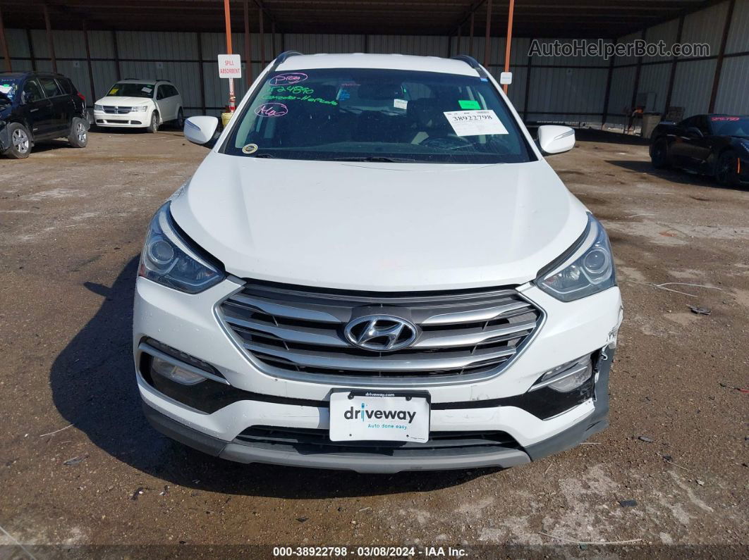 2018 Hyundai Santa Fe Sport 2.4l White vin: 5NMZU3LB1JH106078