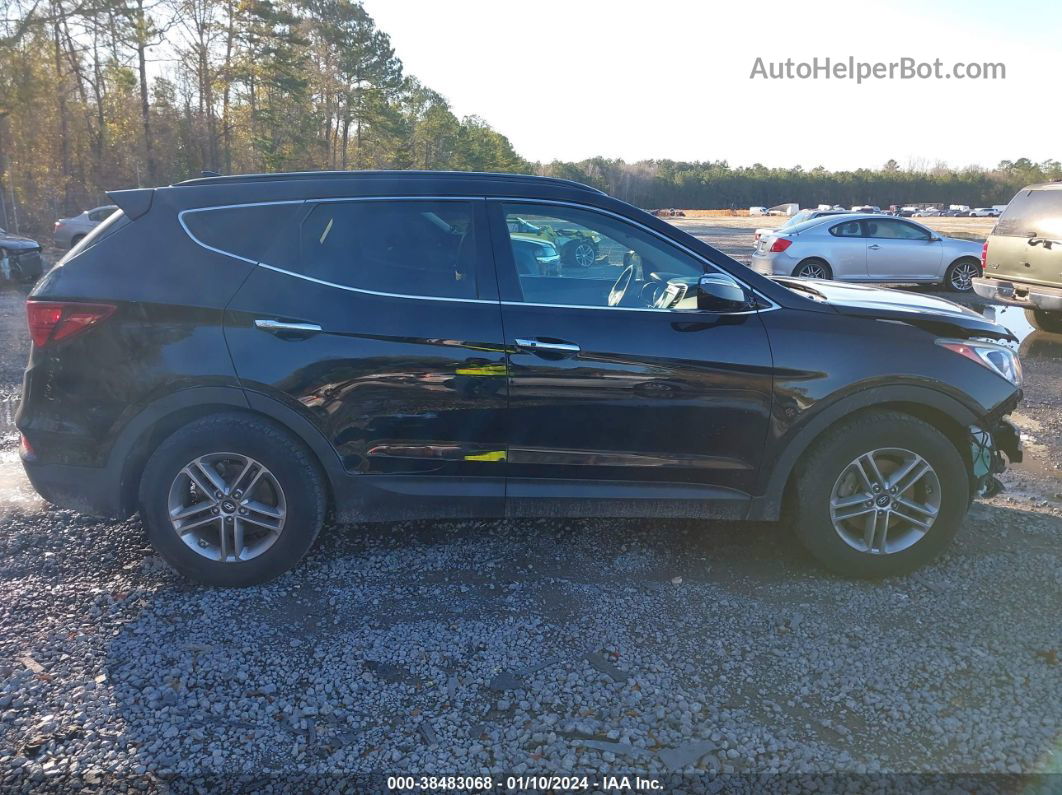 2018 Hyundai Santa Fe Sport 2.4l Черный vin: 5NMZU3LB2JH059076