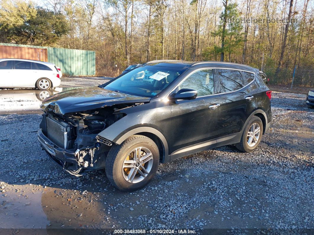 2018 Hyundai Santa Fe Sport 2.4l Черный vin: 5NMZU3LB2JH059076