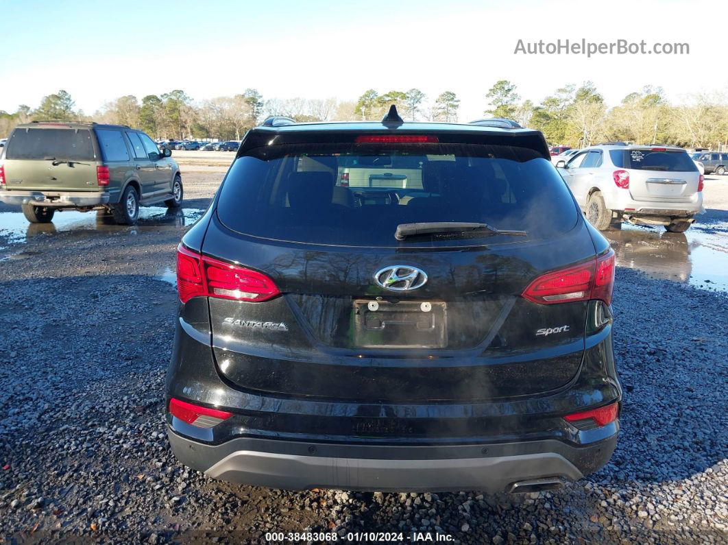 2018 Hyundai Santa Fe Sport 2.4l Черный vin: 5NMZU3LB2JH059076