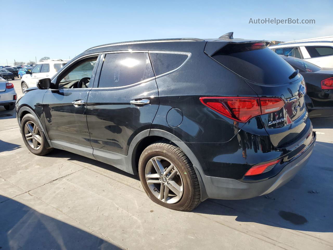 2018 Hyundai Santa Fe Sport  Черный vin: 5NMZU3LB2JH066982