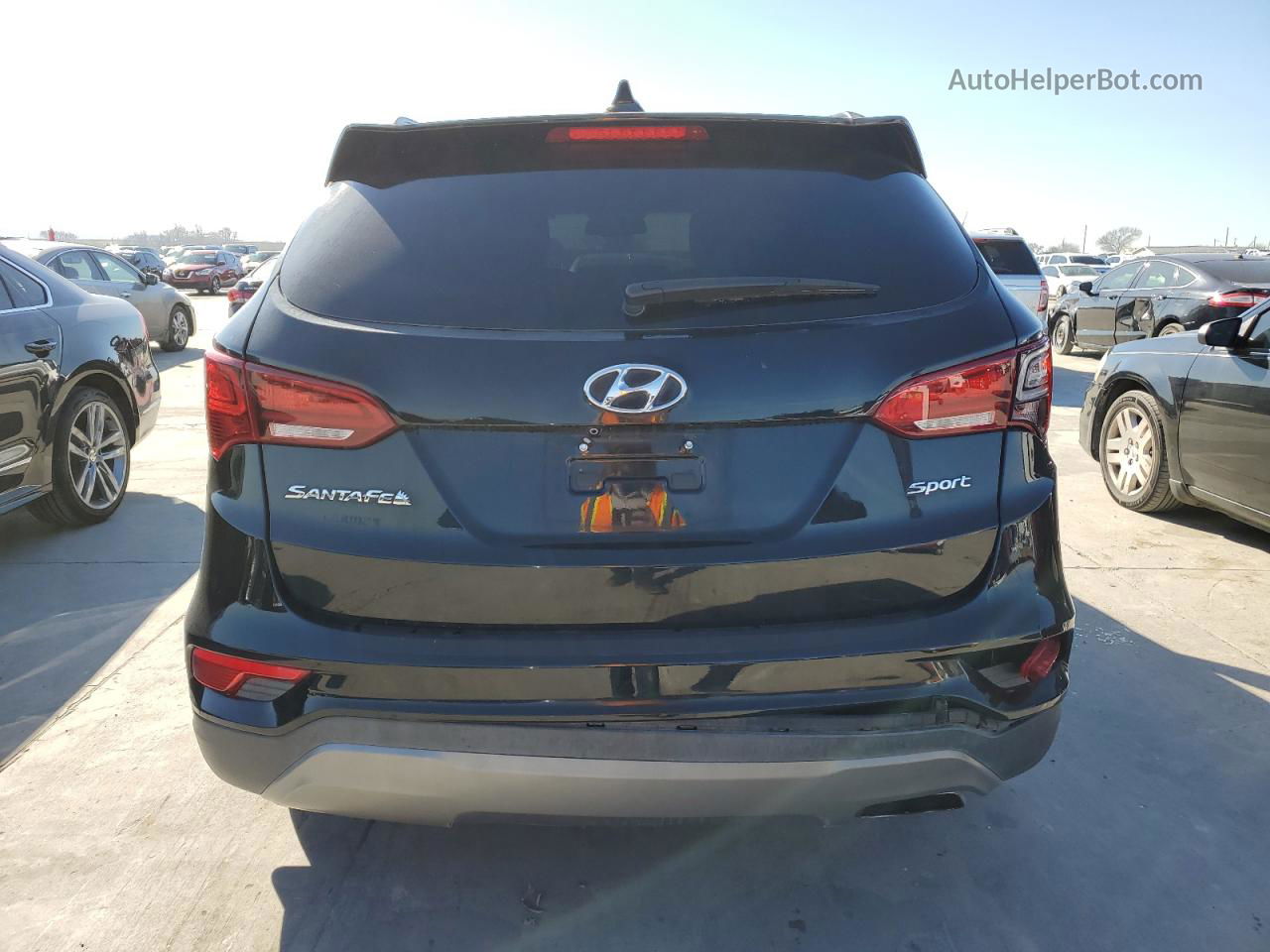 2018 Hyundai Santa Fe Sport  Black vin: 5NMZU3LB2JH066982