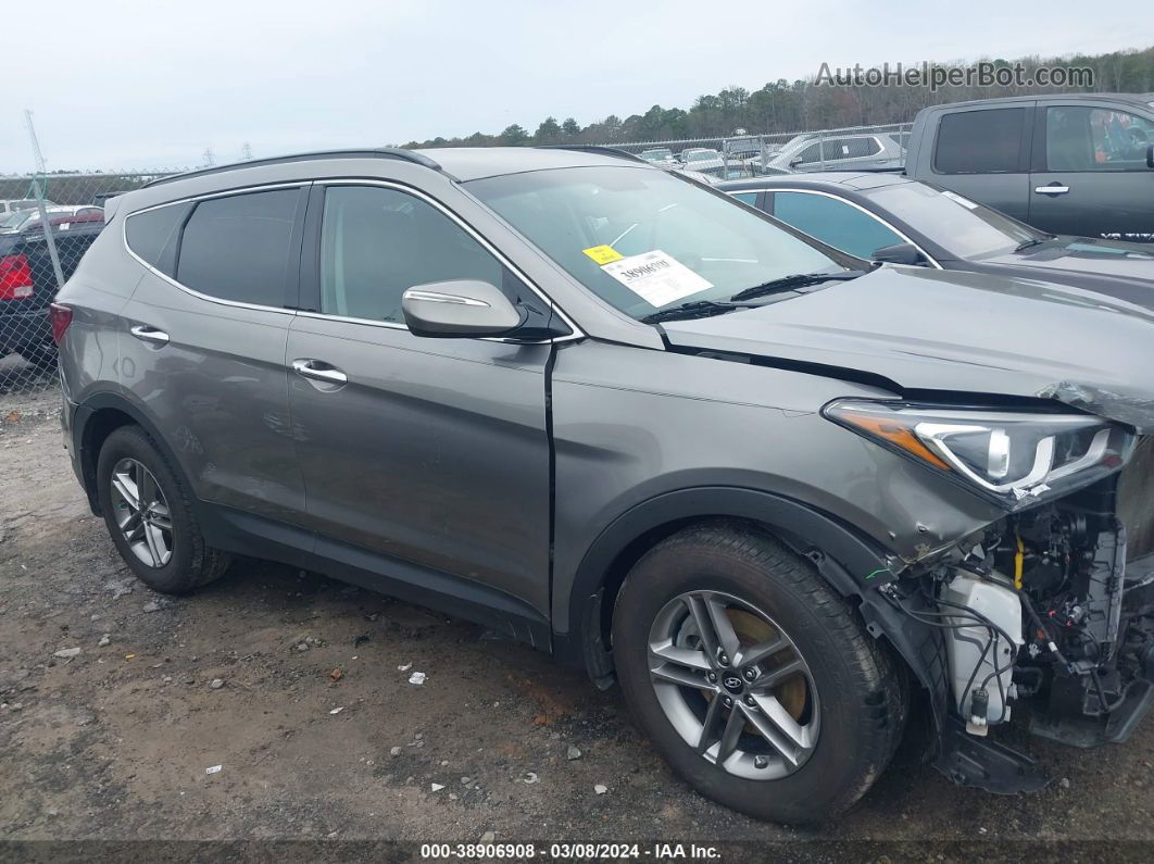 2018 Hyundai Santa Fe Sport 2.4l Gray vin: 5NMZU3LB2JH090165