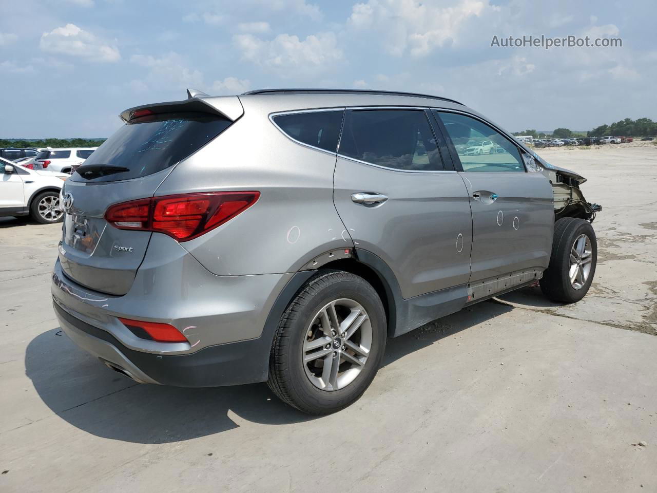 2018 Hyundai Santa Fe Sport  Серый vin: 5NMZU3LB3JH053416