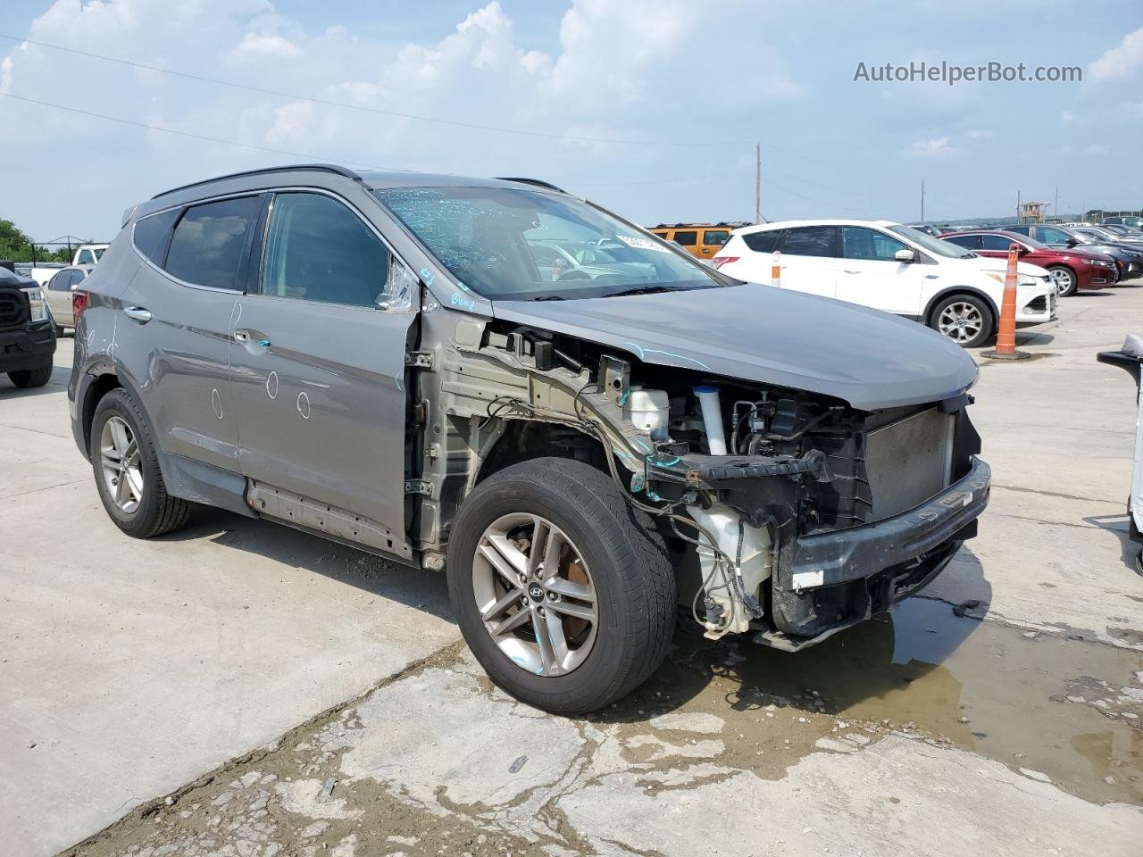 2018 Hyundai Santa Fe Sport  Серый vin: 5NMZU3LB3JH053416