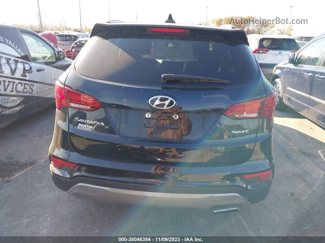 2018 Hyundai Santa Fe Sport 2.4l Черный vin: 5NMZU3LB3JH065159