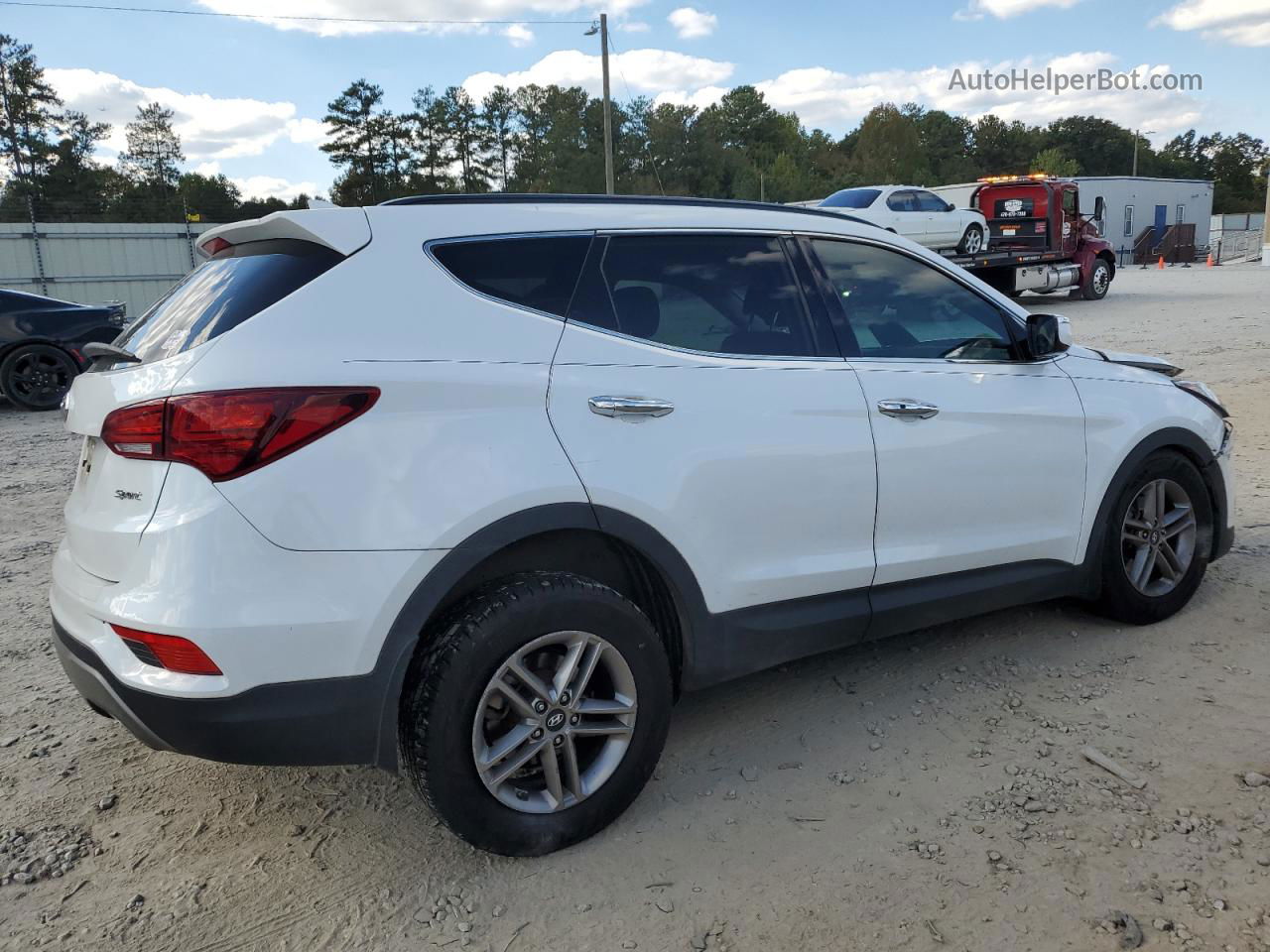 2018 Hyundai Santa Fe Sport  Белый vin: 5NMZU3LB3JH065890