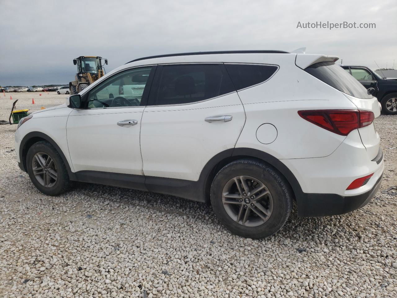 2018 Hyundai Santa Fe Sport  White vin: 5NMZU3LB3JH069292