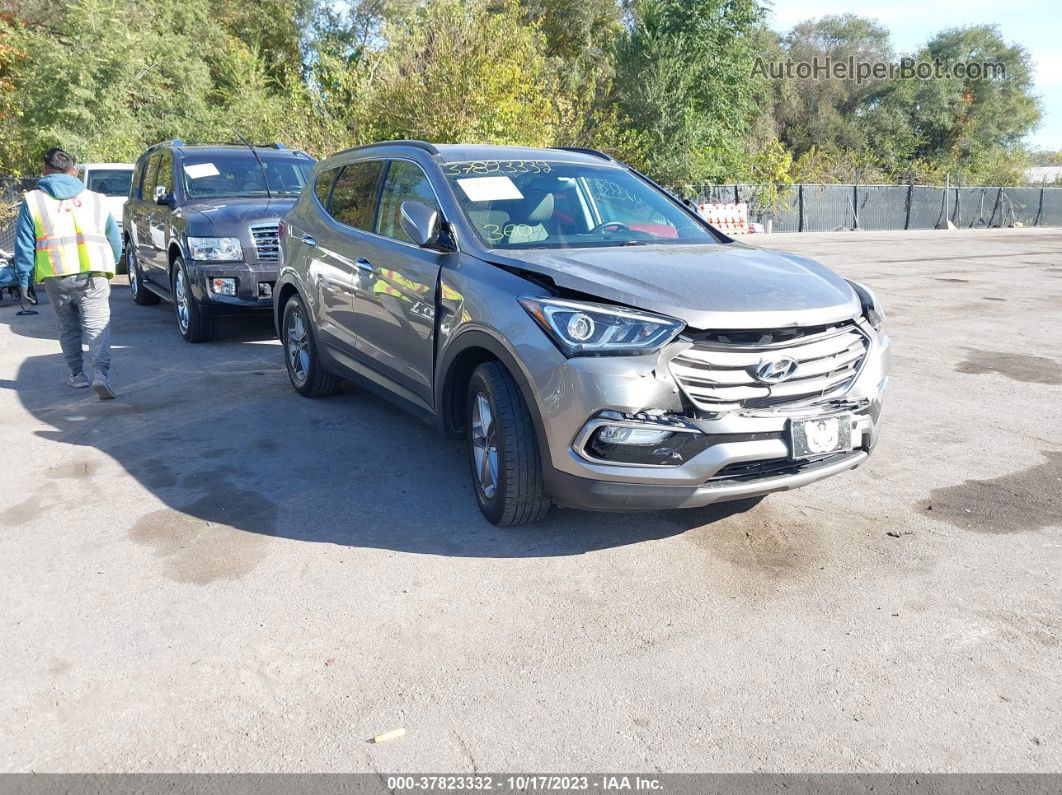 2018 Hyundai Santa Fe Sport 2.4l Gray vin: 5NMZU3LB3JH077263