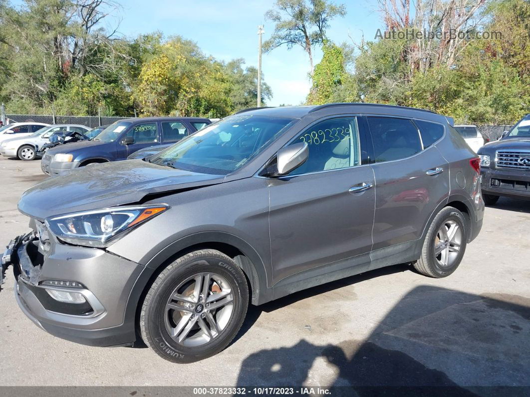 2018 Hyundai Santa Fe Sport 2.4l Gray vin: 5NMZU3LB3JH077263