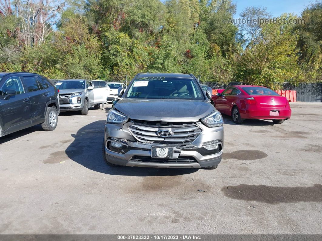 2018 Hyundai Santa Fe Sport 2.4l Gray vin: 5NMZU3LB3JH077263