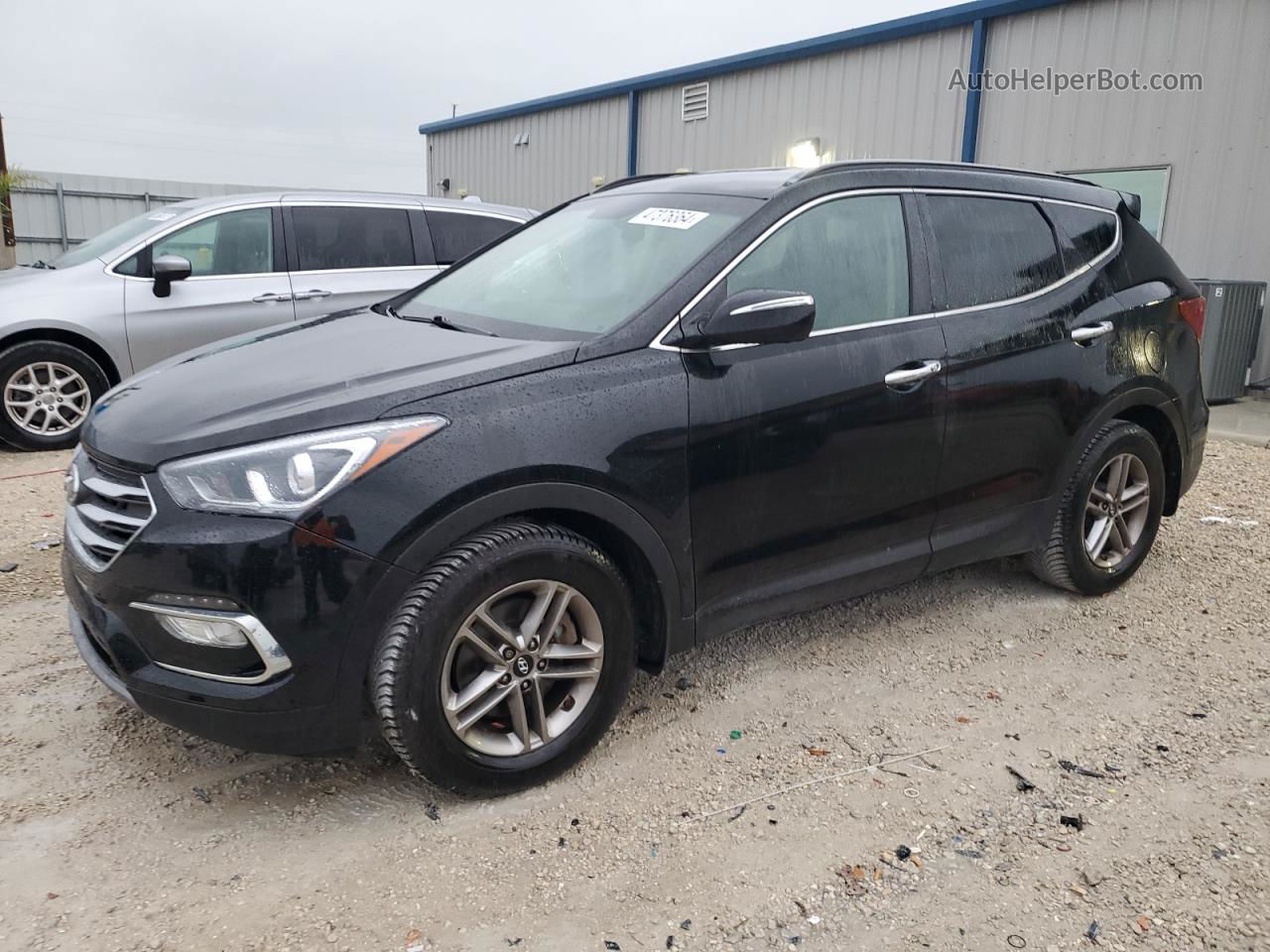 2018 Hyundai Santa Fe Sport  Black vin: 5NMZU3LB4JH064635