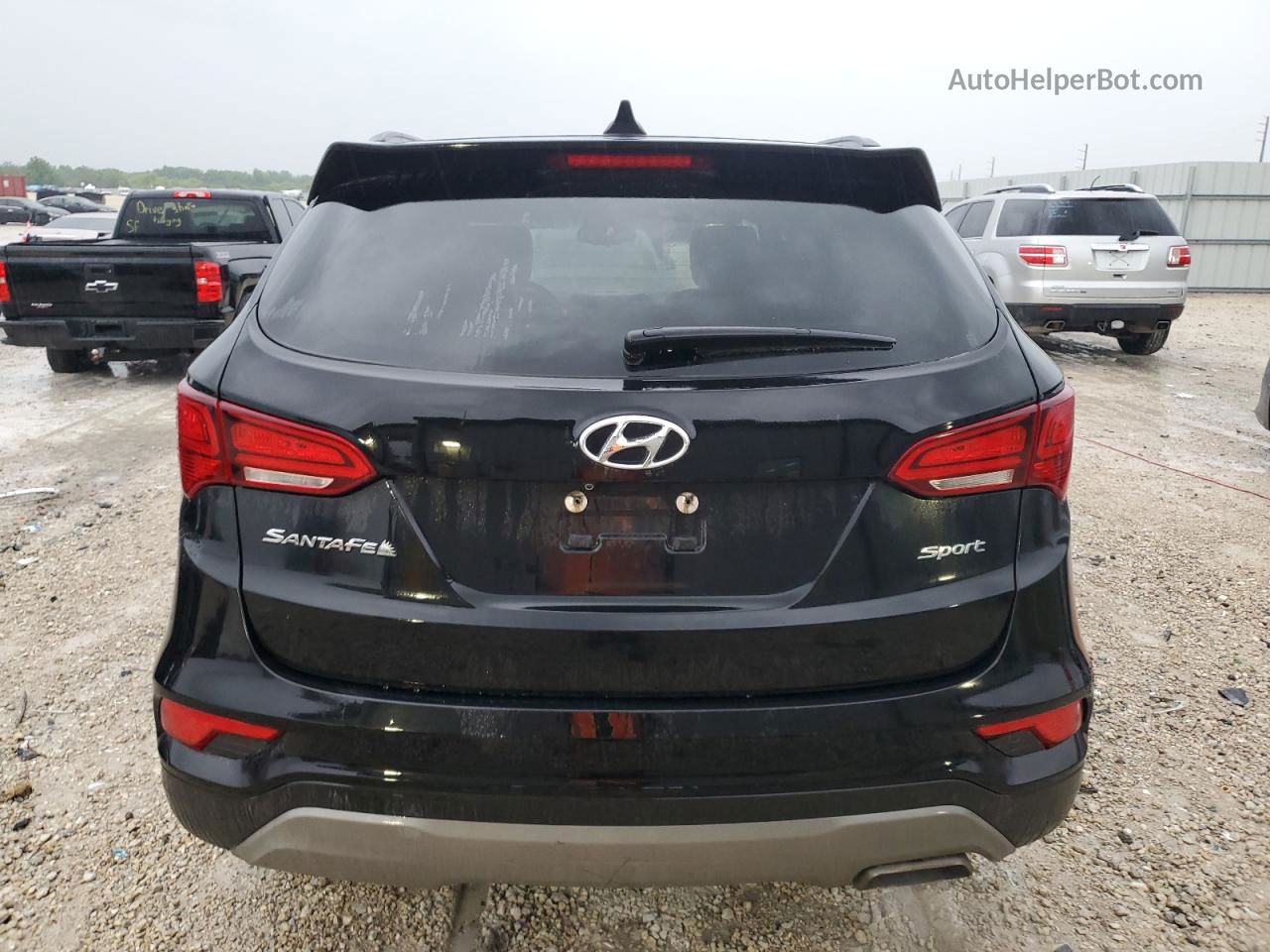 2018 Hyundai Santa Fe Sport  Black vin: 5NMZU3LB4JH064635