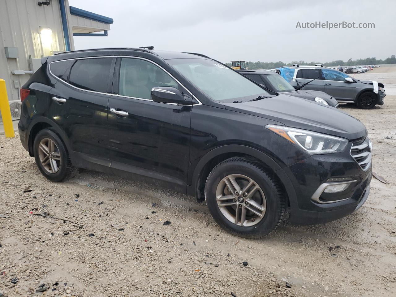 2018 Hyundai Santa Fe Sport  Black vin: 5NMZU3LB4JH064635