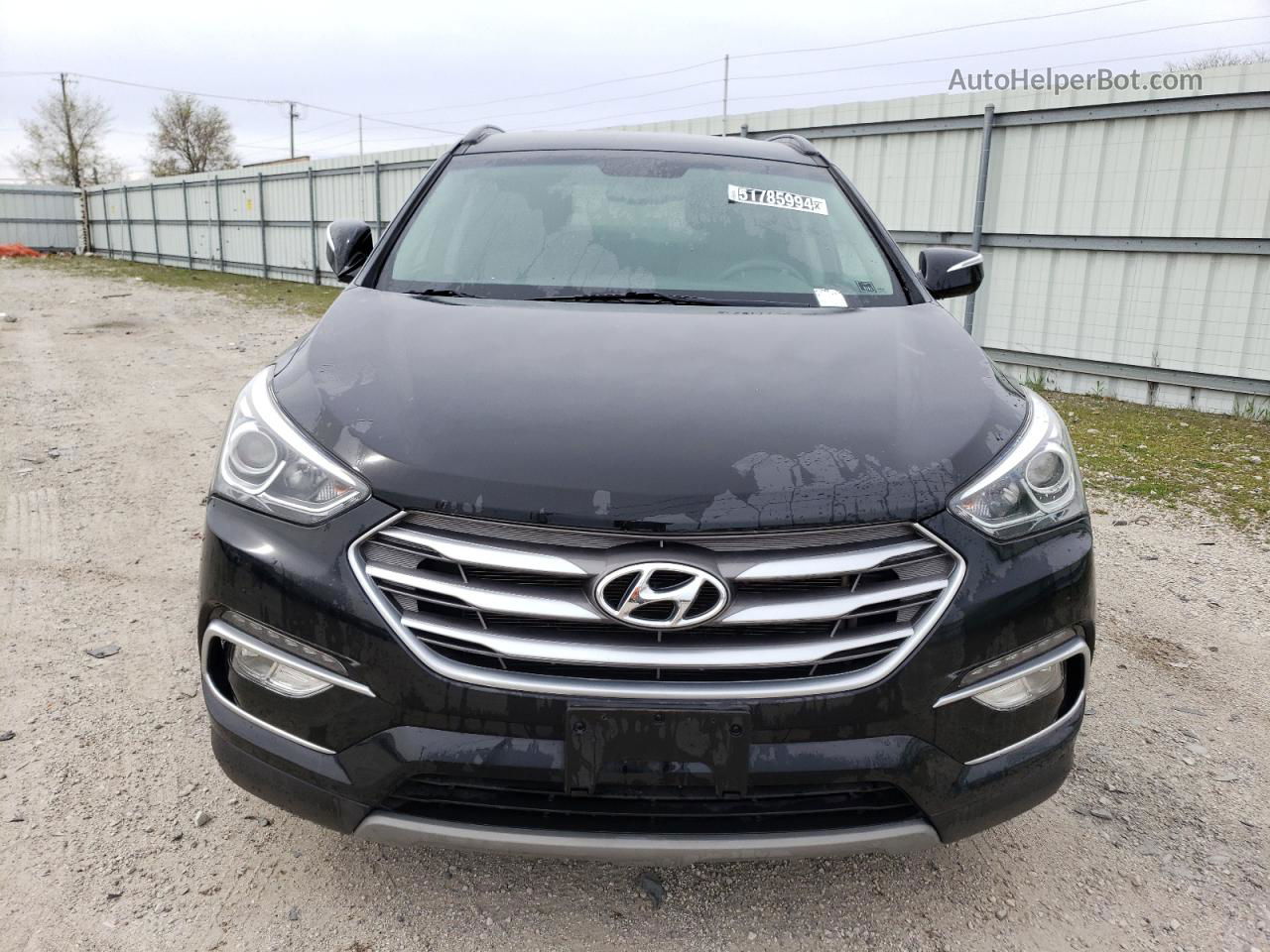 2018 Hyundai Santa Fe Sport  Черный vin: 5NMZU3LB4JH092564