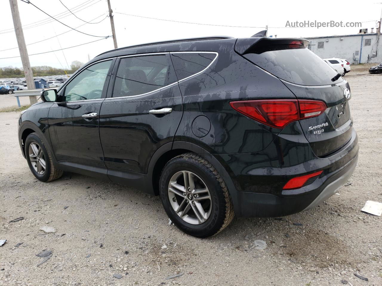 2018 Hyundai Santa Fe Sport  Черный vin: 5NMZU3LB4JH092564