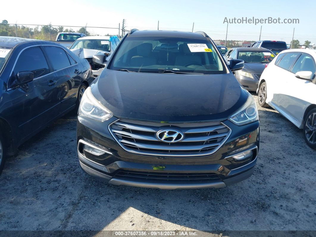 2018 Hyundai Santa Fe Sport 2.4l Черный vin: 5NMZU3LB5JH054082