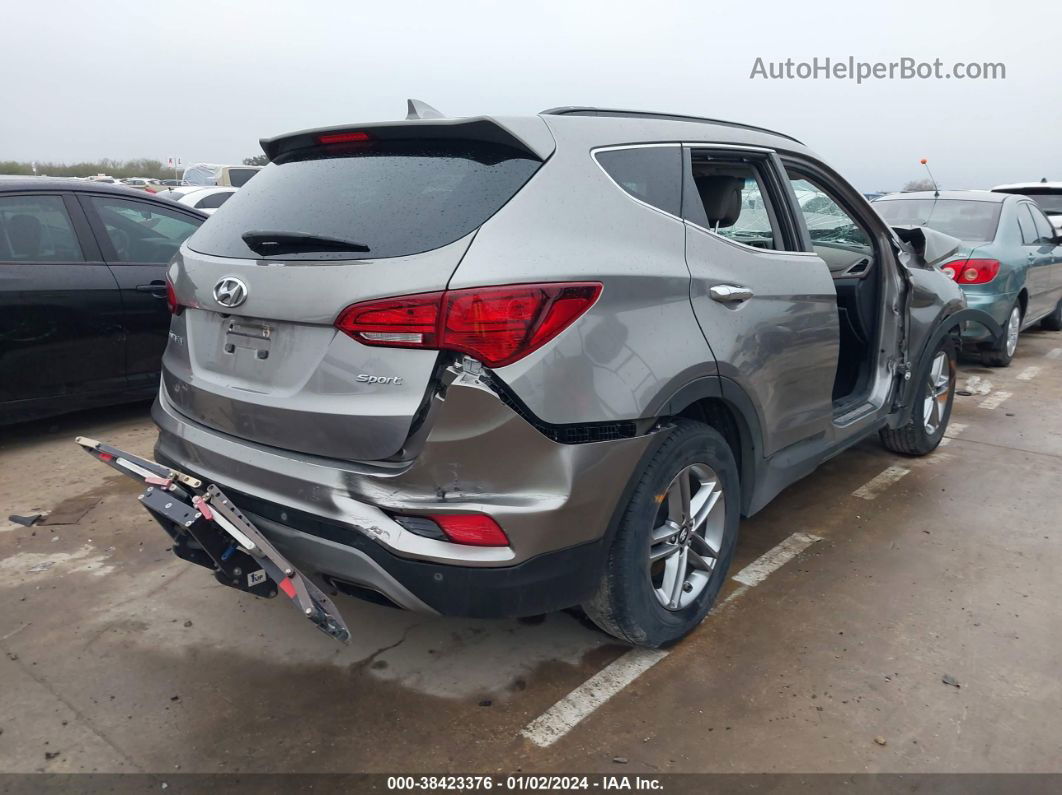 2018 Hyundai Santa Fe Sport 2.4l Gray vin: 5NMZU3LB5JH107315