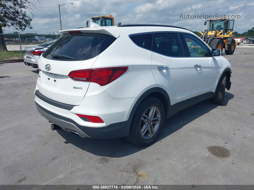 2018 Hyundai Santa Fe Sport 2.4l White vin: 5NMZU3LB6JH059257