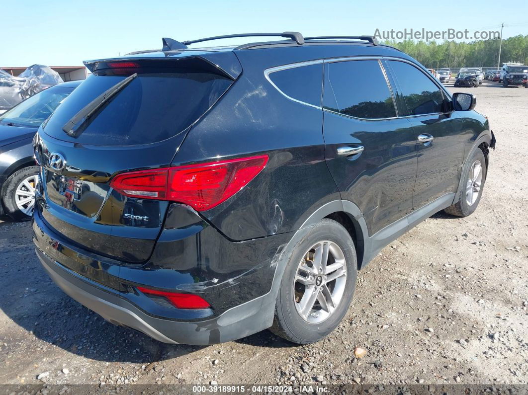 2018 Hyundai Santa Fe Sport 2.4l Черный vin: 5NMZU3LB6JH062790