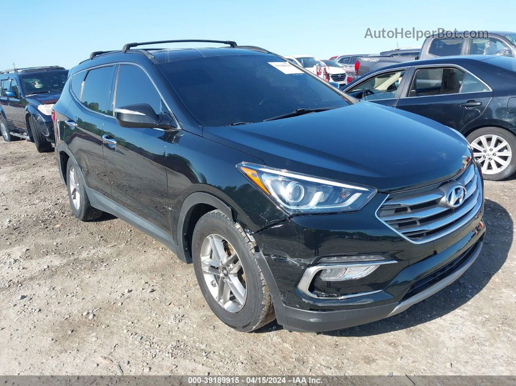 2018 Hyundai Santa Fe Sport 2.4l Black vin: 5NMZU3LB6JH062790