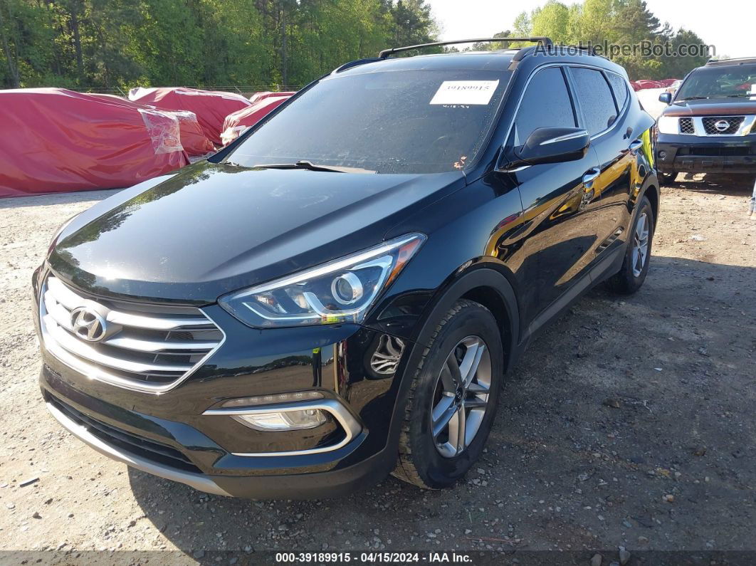 2018 Hyundai Santa Fe Sport 2.4l Black vin: 5NMZU3LB6JH062790