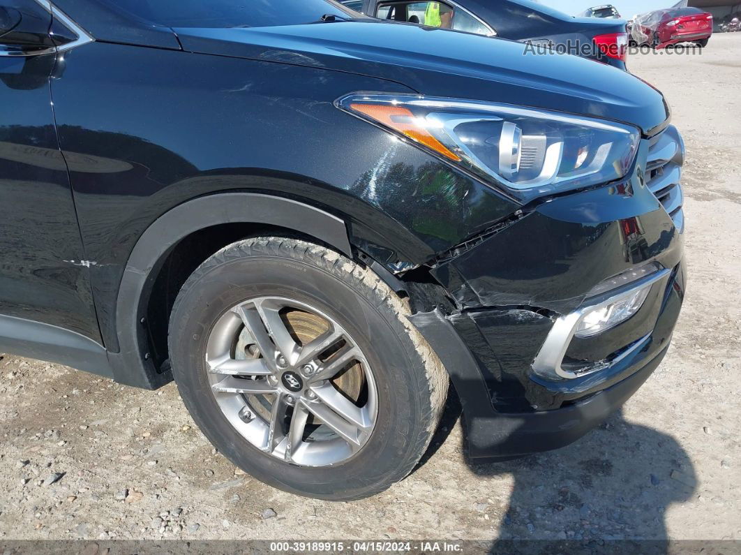 2018 Hyundai Santa Fe Sport 2.4l Black vin: 5NMZU3LB6JH062790