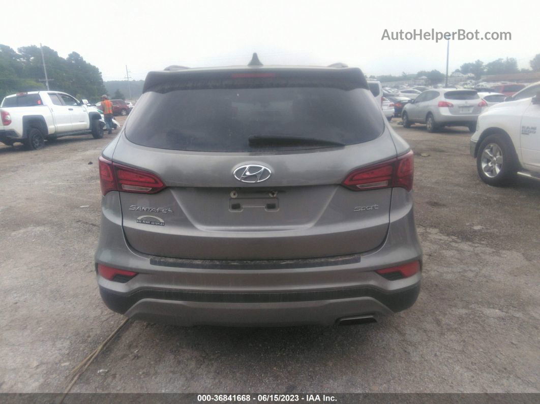 2018 Hyundai Santa Fe Sport 2.4l Gray vin: 5NMZU3LB6JH080027