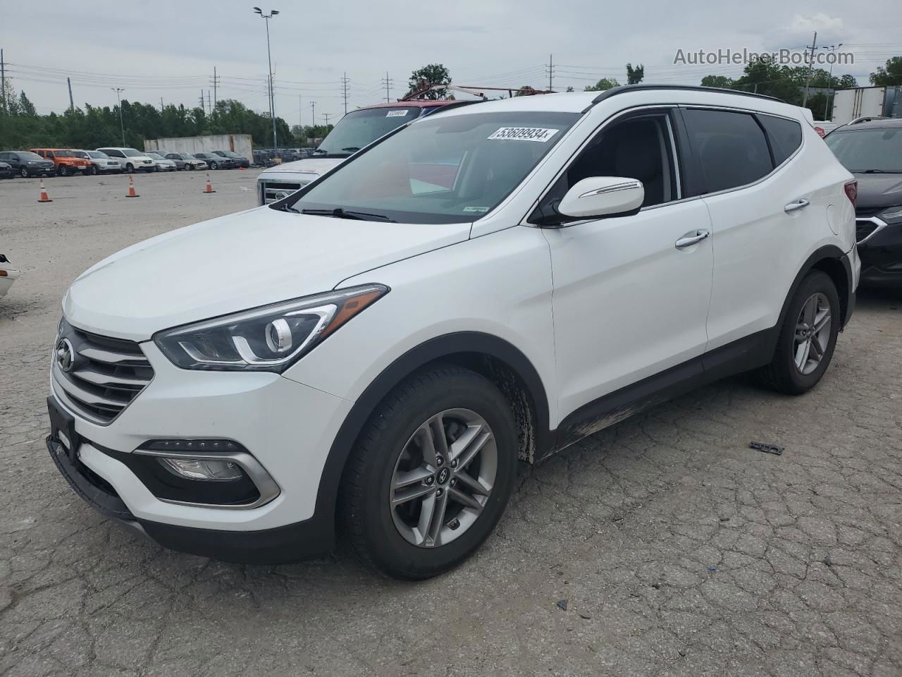 2018 Hyundai Santa Fe Sport  Белый vin: 5NMZU3LB7JH056089