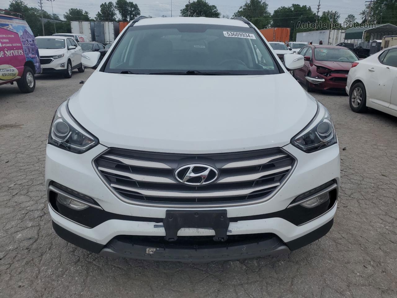 2018 Hyundai Santa Fe Sport  Белый vin: 5NMZU3LB7JH056089