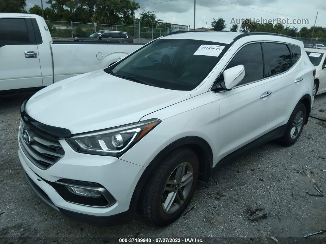 2018 Hyundai Santa Fe Sport 2.4l White vin: 5NMZU3LB7JH060014