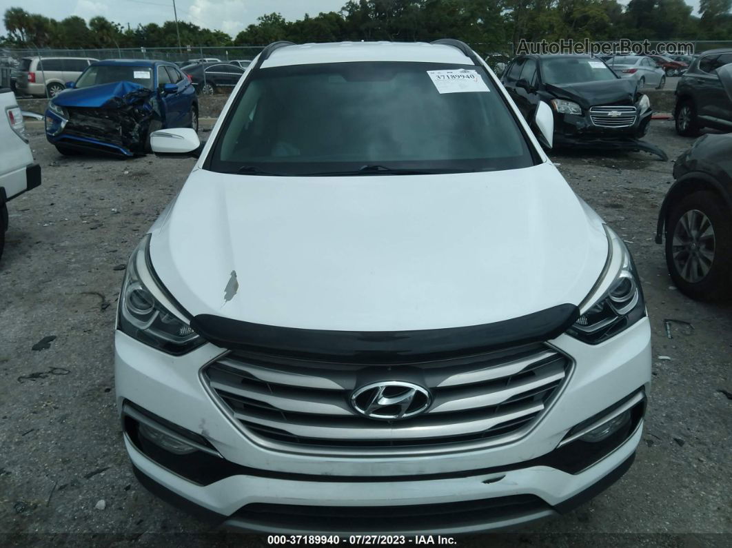 2018 Hyundai Santa Fe Sport 2.4l White vin: 5NMZU3LB7JH060014