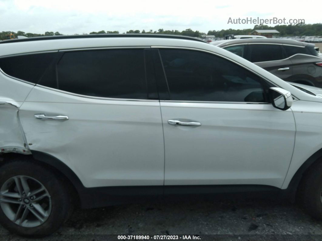 2018 Hyundai Santa Fe Sport 2.4l White vin: 5NMZU3LB7JH060014