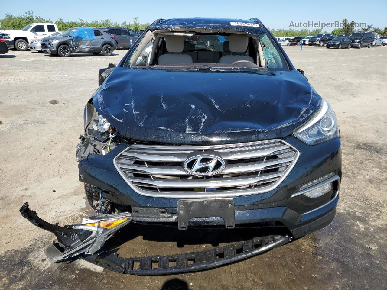 2018 Hyundai Santa Fe Sport  Черный vin: 5NMZU3LB7JH070221