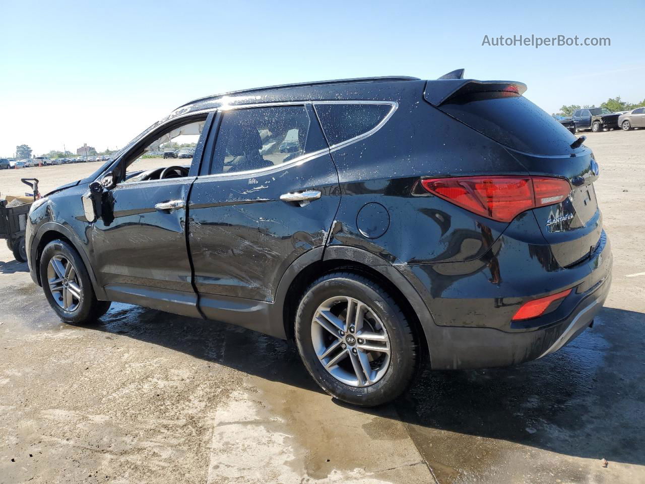 2018 Hyundai Santa Fe Sport  Black vin: 5NMZU3LB7JH070221