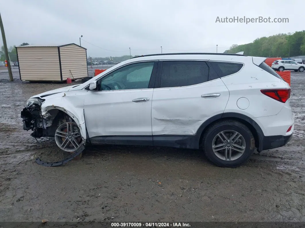 2018 Hyundai Santa Fe Sport 2.4l White vin: 5NMZU3LB7JH072633