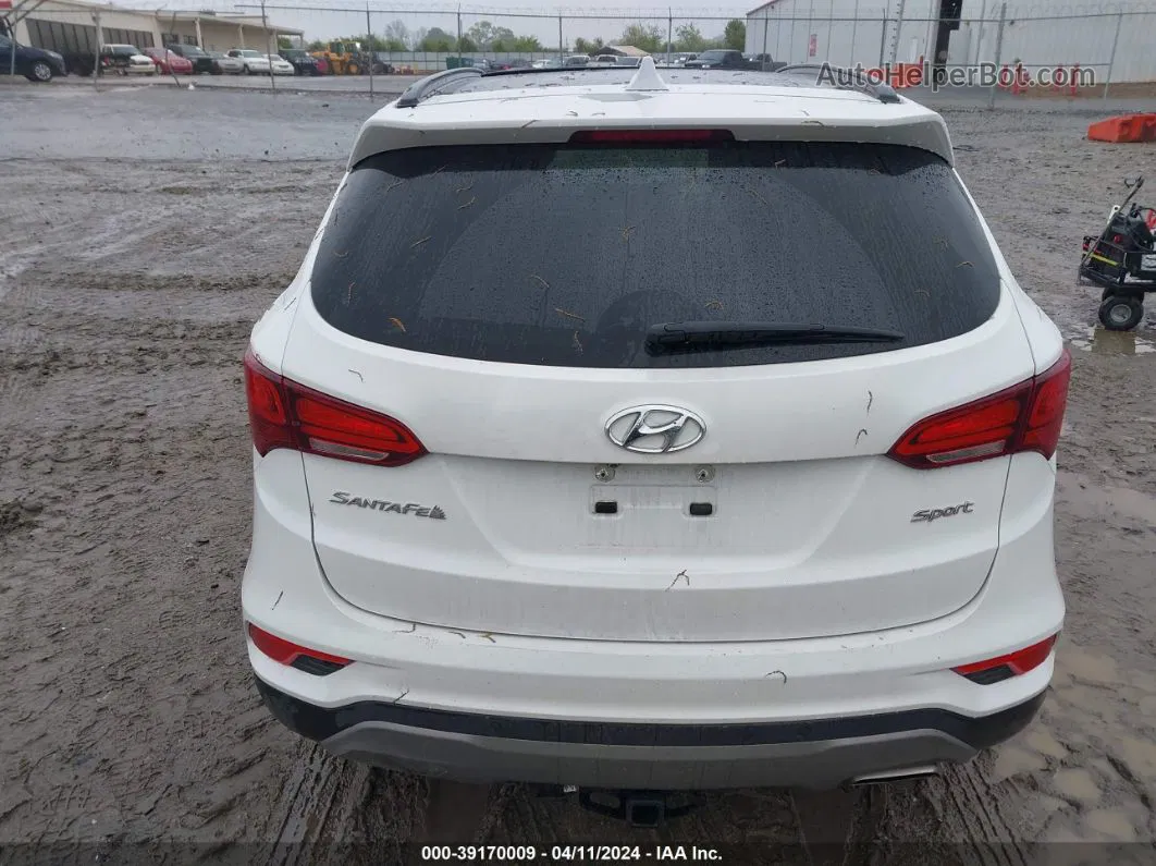 2018 Hyundai Santa Fe Sport 2.4l White vin: 5NMZU3LB7JH072633